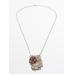 Stone net necklace цвет: Серебряный