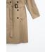 100% cotton trench coat цвет: Коричневый