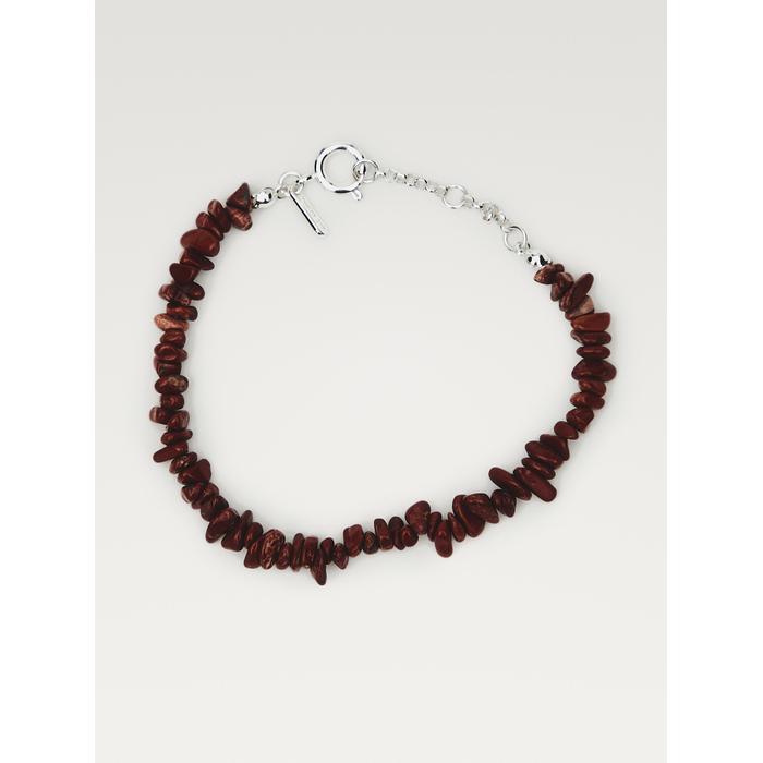 Stone bracelet цвет: Гранатовый