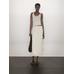 Pleated midi skirt with pleats цвет: Бежевый
