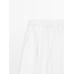 Wide-leg pants with contrast topstitching цвет: Белый