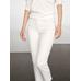 Cropped mid rise slim fit jeans цвет: Натуральный, кремовый
