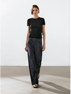 T-shirt with metallic studs detail цвет: Свинцовый