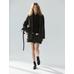 Suede leather mini skirt цвет: Коричневый