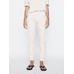 Cropped mid rise slim fit jeans цвет: Натуральный, кремовый