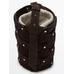Bucket bag studded split leather цвет: Коричневый