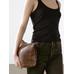 100% linen tank top цвет: Черный