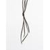 Double cord stone necklace leather цвет: Гранатовый