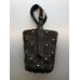 Bucket bag studded split leather цвет: Коричневый