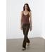 100% linen tank top цвет: Бургундский