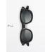 Round acetate sunglasses цвет: Черный