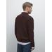 Rib knit polo 100% cashmere цвет: Гранатовый