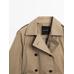 100% cotton trench coat цвет: Коричневый