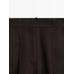 Шорты из смесового льна Tencel™ со складками цвет: Коричневый