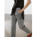 Straight fit denim trousers stripes цвет: Чернильно-синий