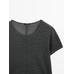 Short sleeve T-shirt 100% linen цвет: Свинцовый