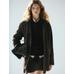 Suede leather mini skirt цвет: Коричневый