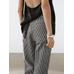Straight fit denim trousers stripes цвет: Чернильно-синий