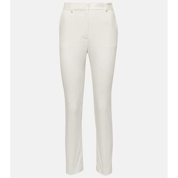 Узкие брюки Coleman из хлопчатобумажной смеси средней посадки цвет: Белый