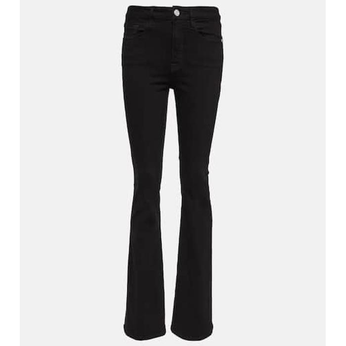 Облегающие джинсы Le Mini со средней посадкой цвет: Чёрный