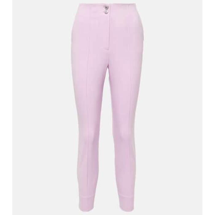 Укороченные узкие брюки Kean с высокой посадкой цвет: Фиолетовый