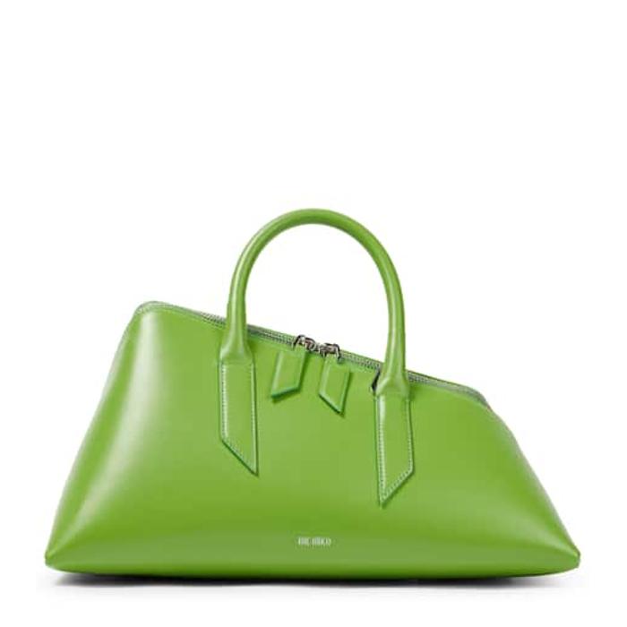 24H Medium leather tote цвет: Зелёный