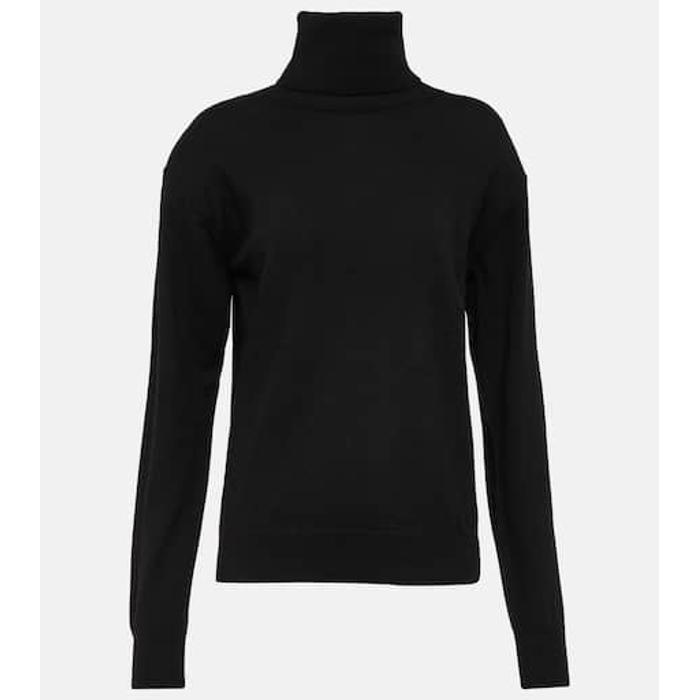 Шерстяной свитер с высоким воротом Ines цвет: Чёрный