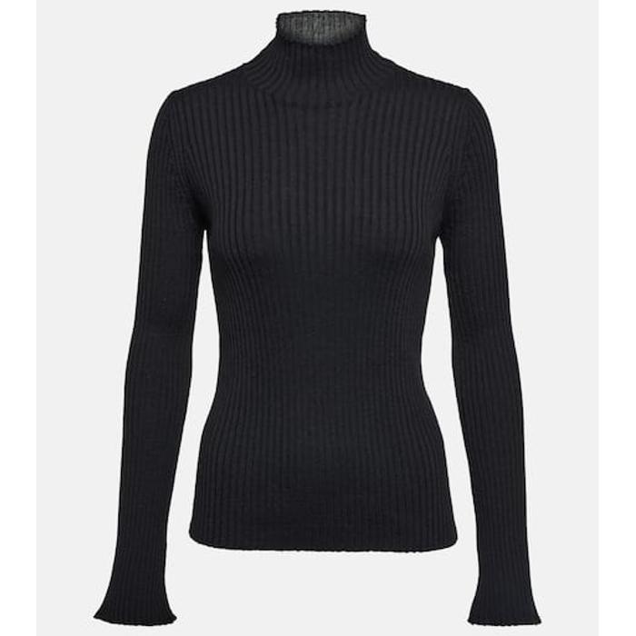 Полушерстяной свитер Dolcevita цвет: Чёрный