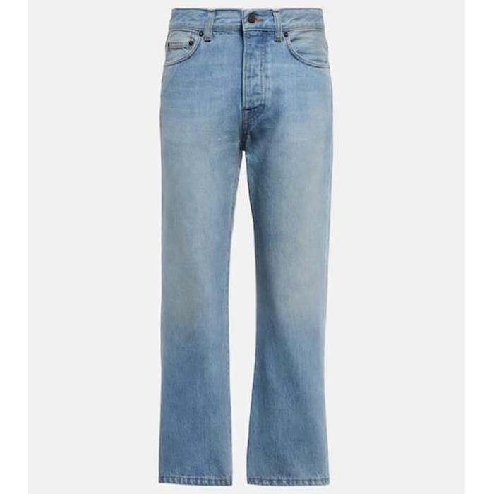 Укороченные джинсы Lesley denim цвет: Синий