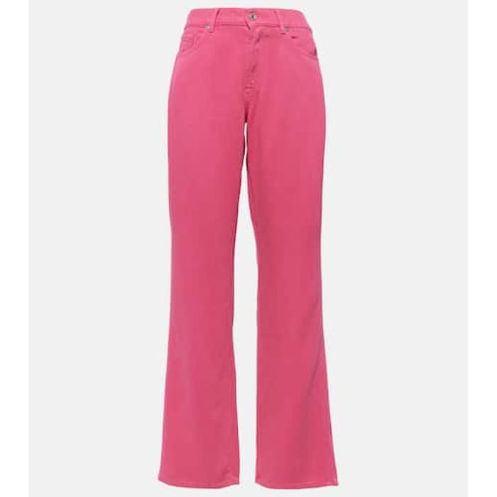 Прямые джинсы Tess цвет: Розовый