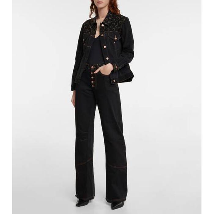 Джинсовая куртка Moon из джинсовой ткани цвет: Чёрный