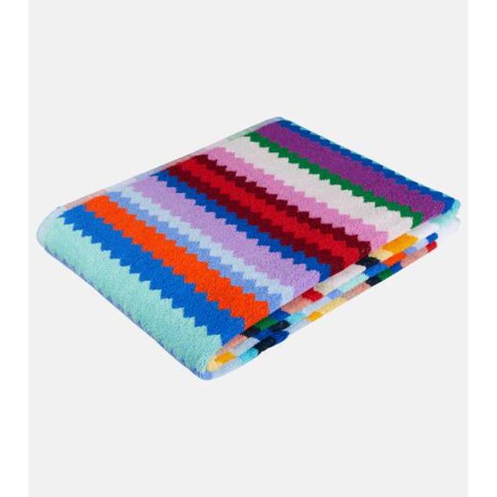 Махровое пляжное полотенце Cecil zigzag цвет: Разноцветный