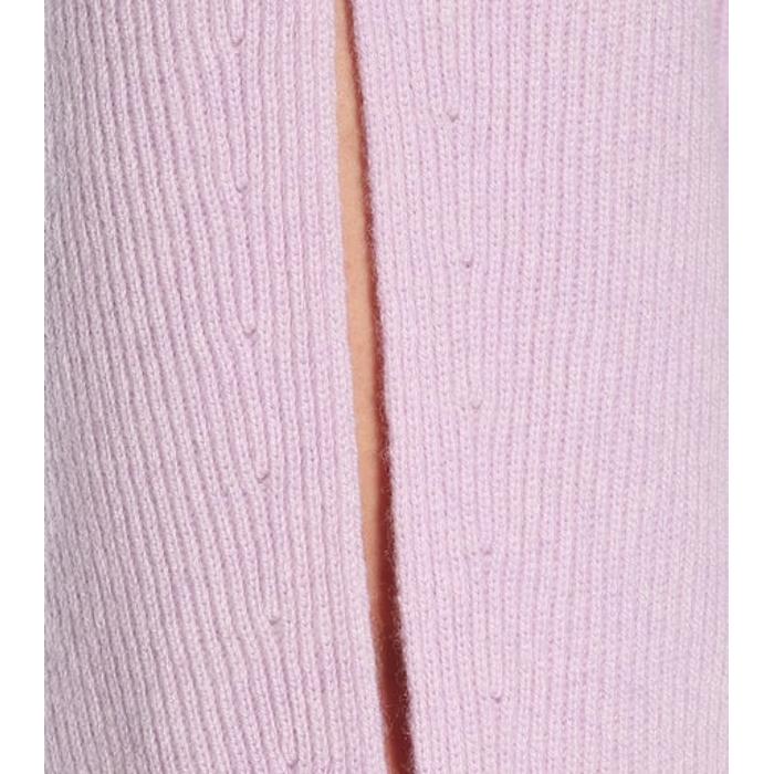 Кашемировый и шерстяной свитер цвет: Фиолетовый