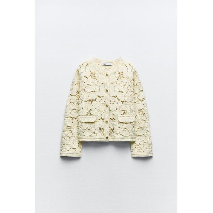 Zara lace cardigan cheap