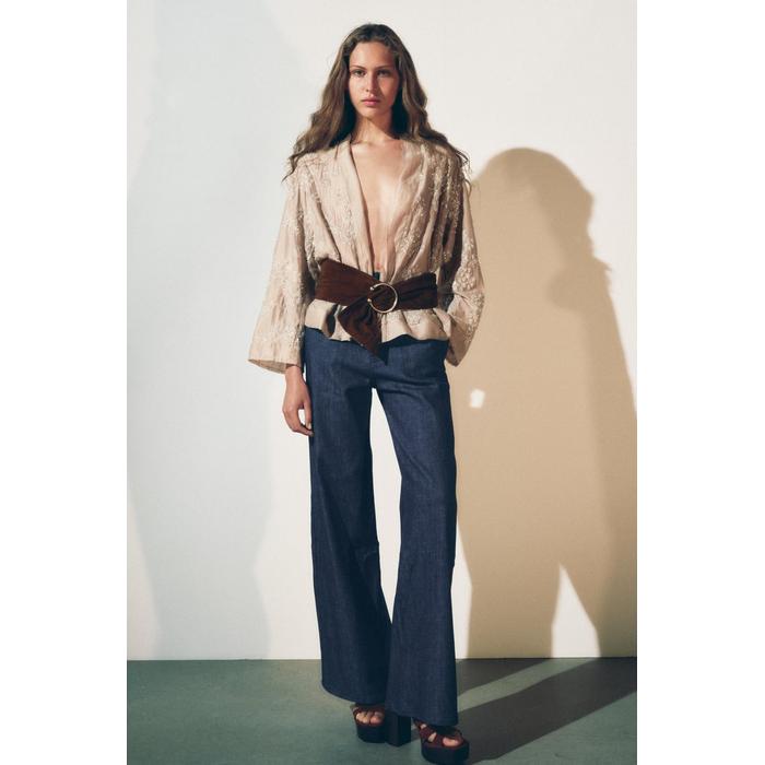 Blusa kimono zara 2025