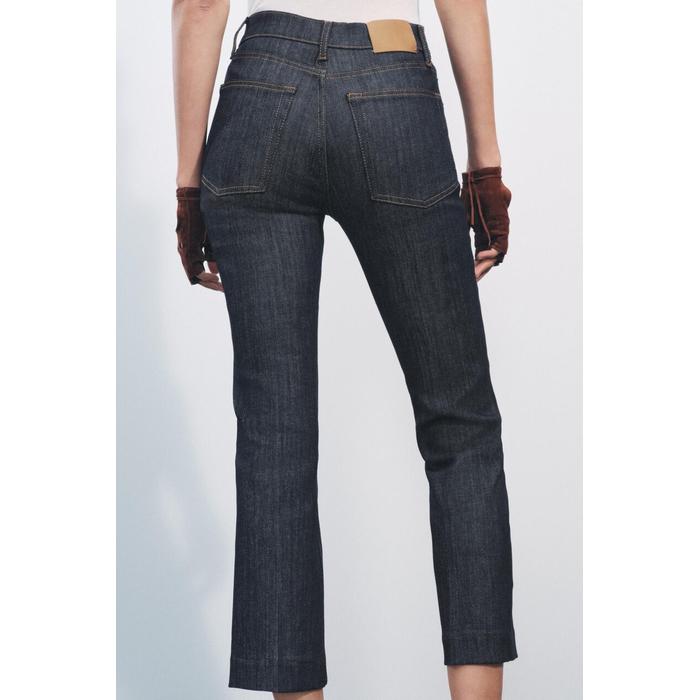 УКОРОЧЕННЫЕ ДЖИНСЫ С ВЫСОКОЙ ТАЛИЕЙ ИЗ КОЛЛЕКЦИИ ZW BOOTCUT