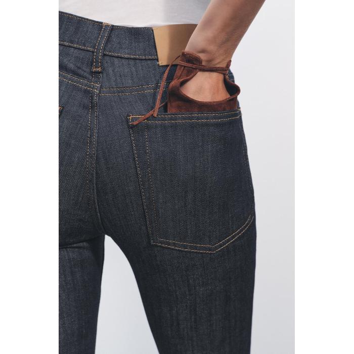 УКОРОЧЕННЫЕ ДЖИНСЫ С ВЫСОКОЙ ТАЛИЕЙ ИЗ КОЛЛЕКЦИИ ZW BOOTCUT