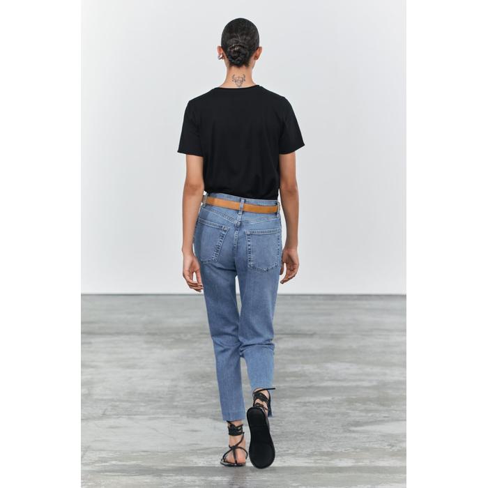 УКОРОЧЕННЫЕ ДЖИНСЫ С ВЫСОКОЙ ТАЛИЕЙ ИЗ КОЛЛЕКЦИИ ZW BOOTCUT