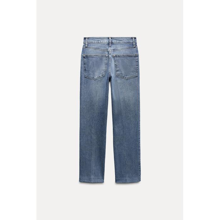 УКОРОЧЕННЫЕ ДЖИНСЫ С ВЫСОКОЙ ТАЛИЕЙ ИЗ КОЛЛЕКЦИИ ZW BOOTCUT