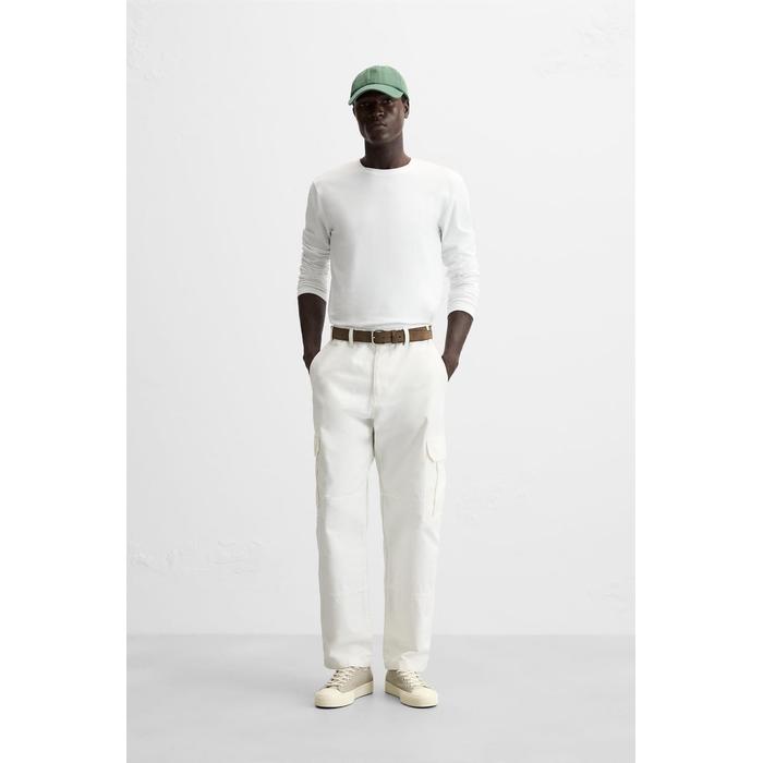 Zara t shirt slim fit hot sale