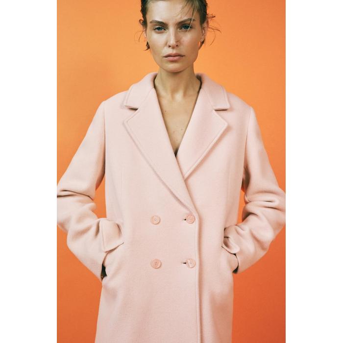 ДВУБОРТНОЕ ПОЛУШЕРСТЯНОЕ ПАЛЬТО ИЗ КОЛЛЕКЦИИ ZW COLLECTION