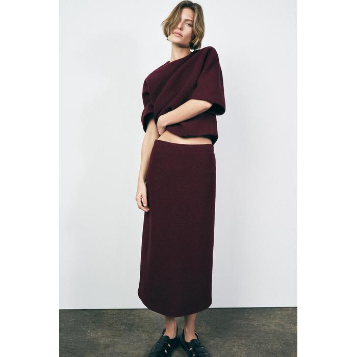 МИНИМАЛИСТИЧНЫЙ ТОП ИЗ 100% ШЕРСТИ КОЛЛЕКЦИИ ZW COLLECTION