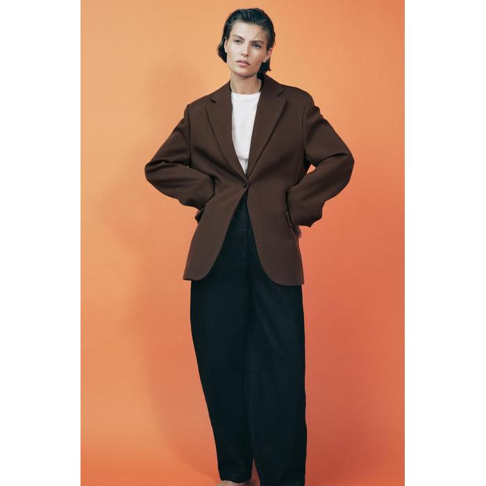 БЛЕЙЗЕР ОВЕРСАЙЗ ИЗ 100% ШЕРСТИ КОЛЛЕКЦИИ ZW COLLECTION