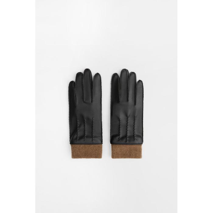 КОРОТКИЕ БРЮКИ С ЭФФЕКТОМ КОЖИ GLOVE S