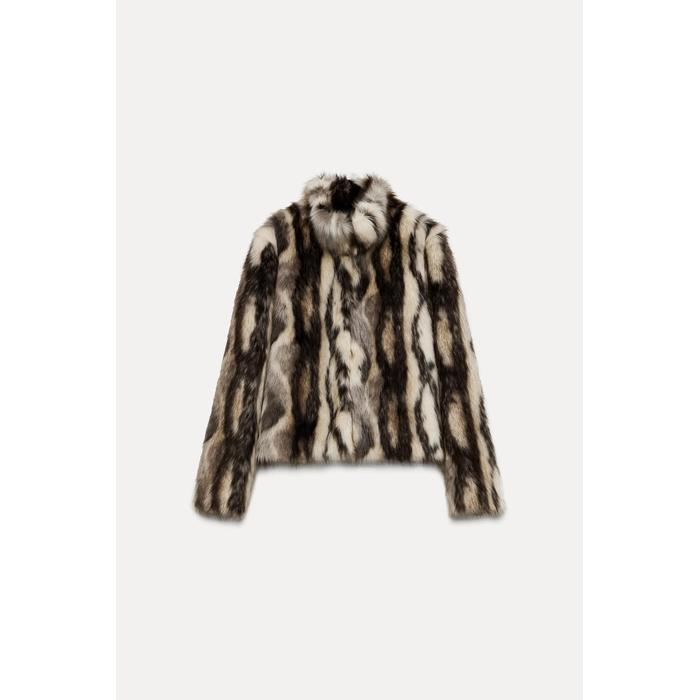 ПАЛЬТО ИЗ ИСКУССТВЕННОГО МЕХА КОЛЛЕКЦИИ ZW COLLECTION