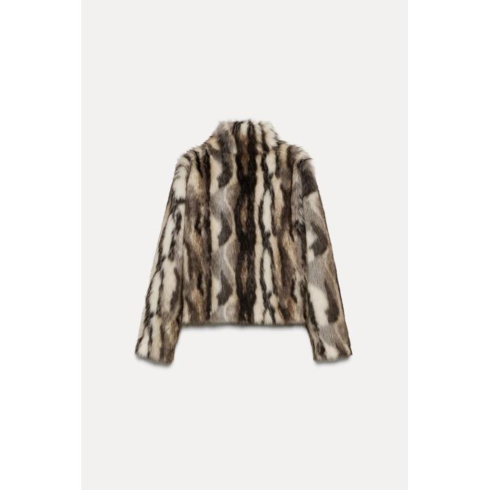 ПАЛЬТО ИЗ ИСКУССТВЕННОГО МЕХА КОЛЛЕКЦИИ ZW COLLECTION