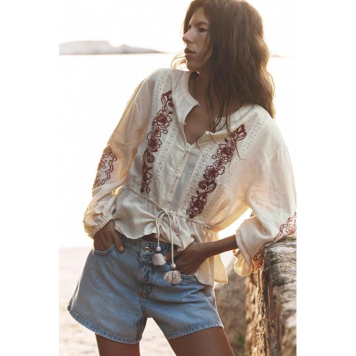 ШОРТЫ Z1975 СО MOM FIT СРЕДНЕЙ ТАЛИЕЙ