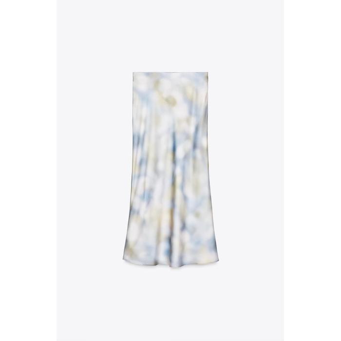 АТЛАСНАЯ ЮБКА TIE-DYE