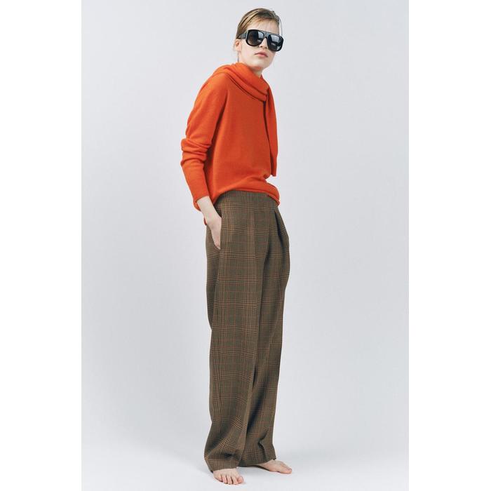 БРЮКИ В КЛЕТКУ С ШТОПКОЙ ИЗ КОЛЛЕКЦИИ ZW COLLECTION