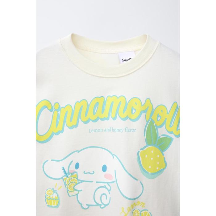 ЛИМОННАЯ ФУТБОЛКА CINNAMOROLL © SANRIO